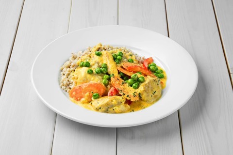 Beef stew with carrot