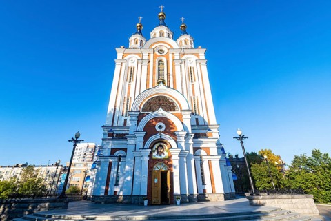 Uspensky Cathedral of the Ascension on Komsomol Square