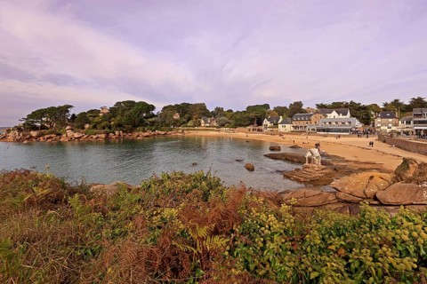 Oratoire de Saint-Guirec near Ploumanac'h on the Cote de granite rose
