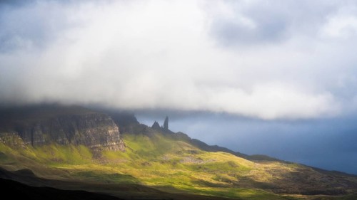 Old Man of Storr in the mist