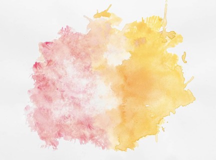 Watercolor copy space dual colored paint. Resolution and high quality beautiful photo