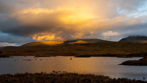 Sunset at Loch Ba