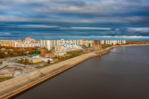 Aerial of Nizhnevartovsk