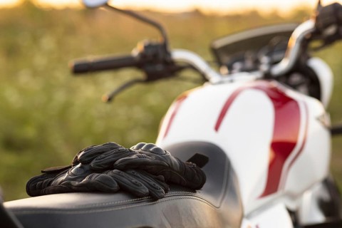 Front view gloves motorcycle