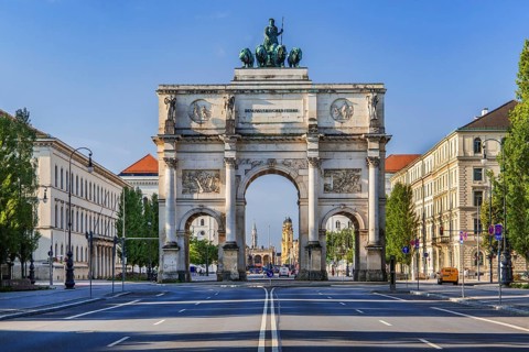 Siegestor on Ludwigstrasse