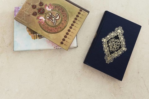 Top view ramadan concept with quran. Resolution and high quality beautiful photo