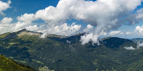 Mountain panorama from the Walser Hammerspitze
