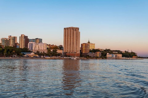 Khabarovsk on the Amur river