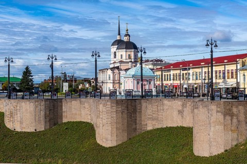 Town center of Tomsk