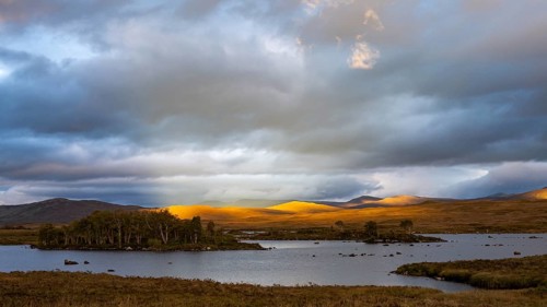 Sunset at Loch Ba