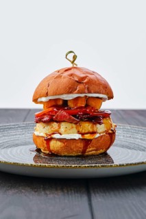 Burger with beef