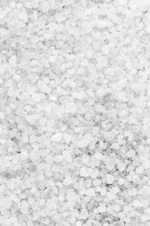 Flat lay natural salt concept