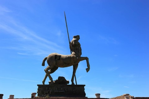 Statue of Centaur in the area of the Forum
