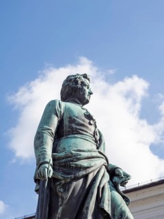 Mozart Monument on Residenzplatz