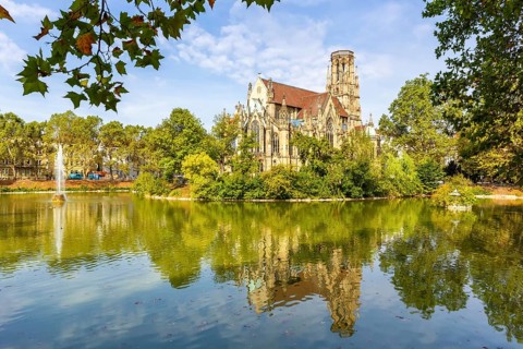 Johanneskirche Church at Feuersee in Stuttgart