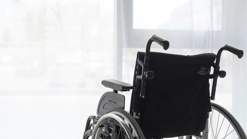 Close up professional wheelchair