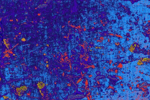 Old rusty corroded metal as abstract background texture
