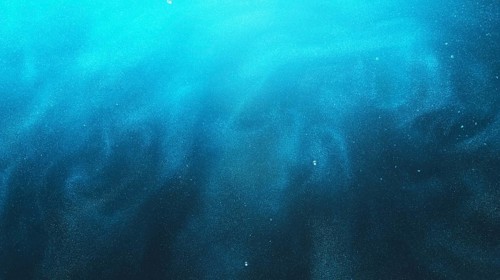 Lovely blue paint water