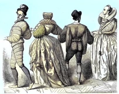 Fashion in 1584 in France