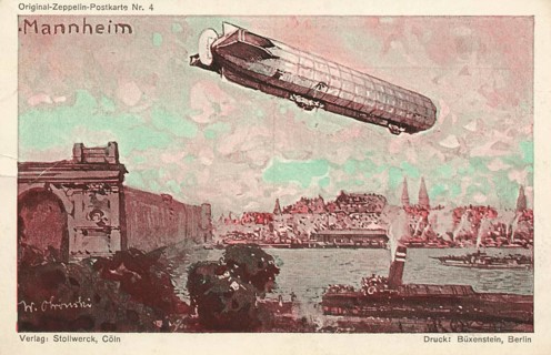 Zeppelin over Mannheim