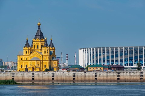 Alexander Nevsky Cathedral on the Volga