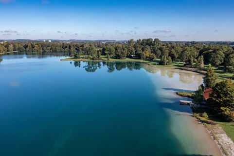 Karlsfelder See recreation area near Karlsfeld