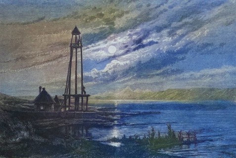 Cossack watchtower on the Kuban River