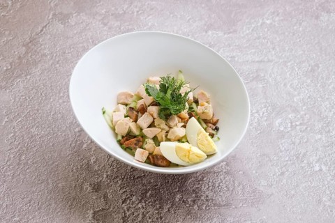 Salad with chicken