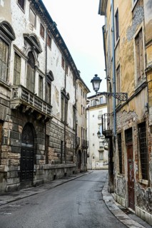 Historic center in the Unesco world heritage site Vicenza