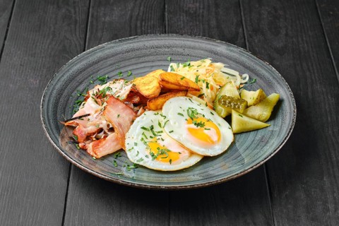 Fried eggs