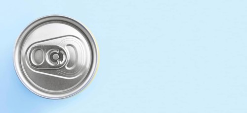 Top view soft drink can with copy space. Resolution and high quality beautiful photo