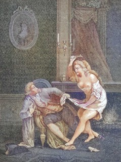 Couple in a quarrel