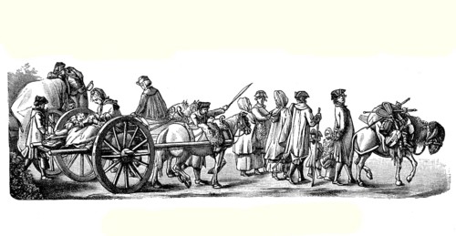 Immigration of the French coming to the direction around 1785