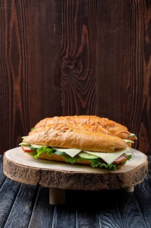Hunter's sandwich with ham