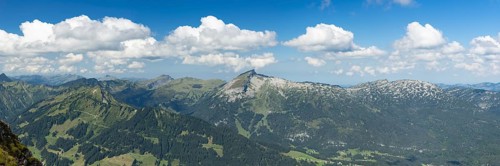 Mountain panorama from the Walser Hammerspitze