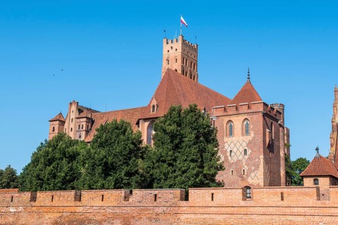 Unesco world heritage sight Malbork castle