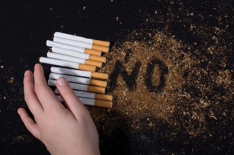 World No Tobacco Day poster for say no smoking concept