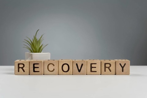 Recovery economy message. Resolution and high quality beautiful photo
