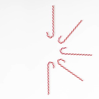 Small candy canes white table. Resolution and high quality beautiful photo