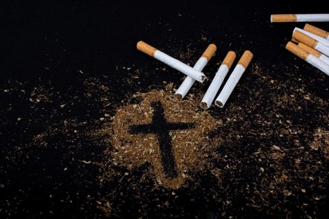 World No Tobacco Day poster for say no smoking concept
