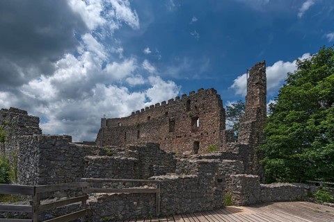 Eisenberg medieval castle ruins