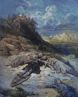 The Battle of Hattin took place on 4 July 1187 between the Crusader states in the Levant and the forces of the Ayyubid Sultan Salah ad-Din