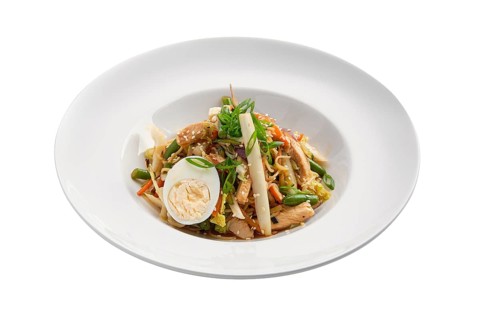 Wok with chicken