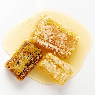 Top view honeycombs honey. Resolution and high quality beautiful photo