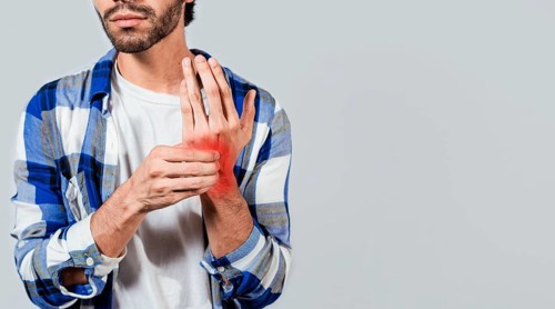 People with arthritis and hand pain