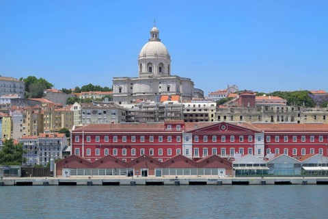 National Pantheon viewed from the Tagus River