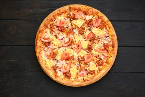 Pizza with minced meat