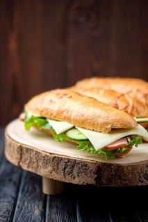 Hunter's sandwich with ham