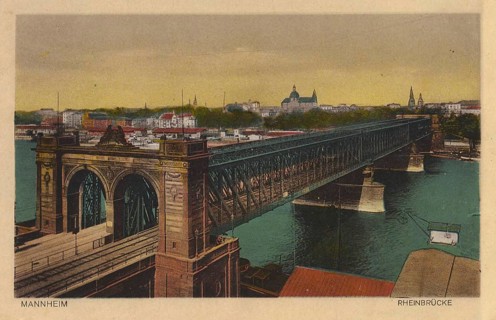 Rhine bridge in Mannheim
