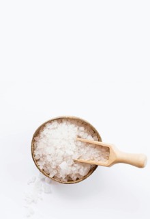 Healthy spa concept bath salt